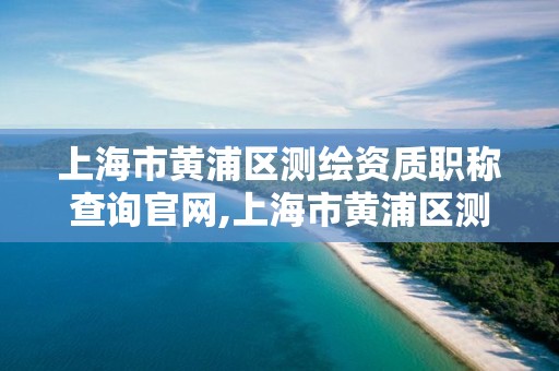 上海市黃浦區(qū)測繪資質(zhì)職稱查詢官網(wǎng),上海市黃浦區(qū)測繪資質(zhì)職稱查詢官網(wǎng)網(wǎng)址