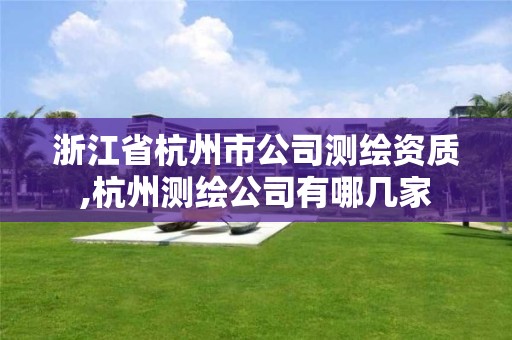 浙江省杭州市公司測繪資質(zhì),杭州測繪公司有哪幾家