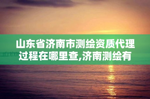 山東省濟南市測繪資質代理過程在哪里查,濟南測繪有限公司。