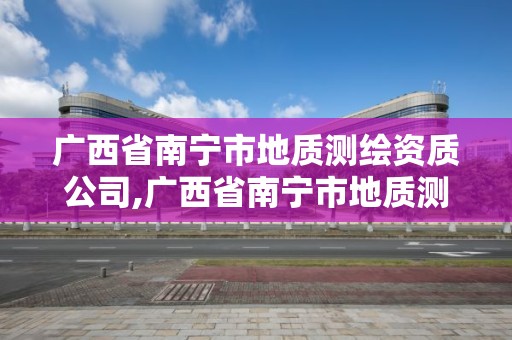 廣西省南寧市地質測繪資質公司,廣西省南寧市地質測繪資質公司有哪些