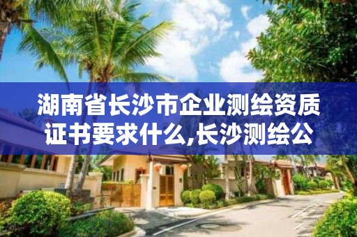 湖南省長沙市企業測繪資質證書要求什么,長沙測繪公司招聘。