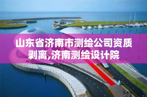 山東省濟南市測繪公司資質剝離,濟南測繪設計院