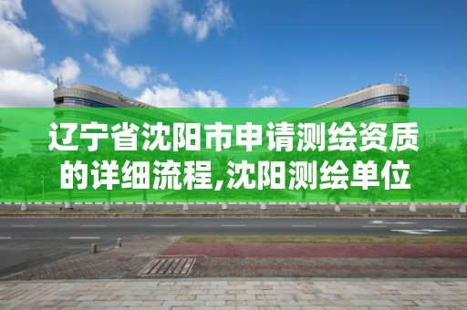 遼寧省沈陽市申請測繪資質的詳細流程,沈陽測繪單位。