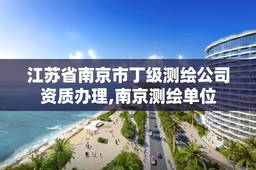 江蘇省南京市丁級測繪公司資質辦理,南京測繪單位