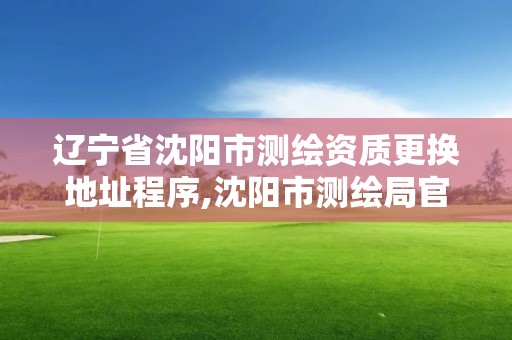 遼寧省沈陽市測繪資質更換地址程序,沈陽市測繪局官網