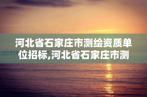 河北省石家莊市測繪資質單位招標,河北省石家莊市測繪資質單位招標公告