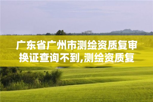 廣東省廣州市測(cè)繪資質(zhì)復(fù)審換證查詢不到,測(cè)繪資質(zhì)復(fù)審換證申請(qǐng)書怎么寫