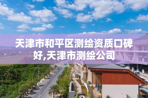 天津市和平區測繪資質口碑好,天津市測繪公司