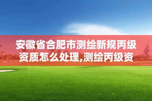 安徽省合肥市測繪新規丙級資質怎么處理,測繪丙級資質人員條件