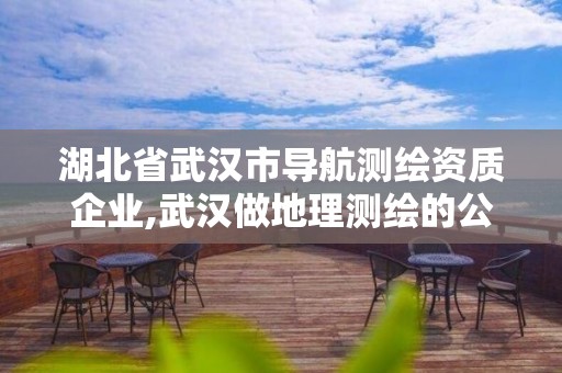 湖北省武漢市導航測繪資質(zhì)企業(yè),武漢做地理測繪的公司