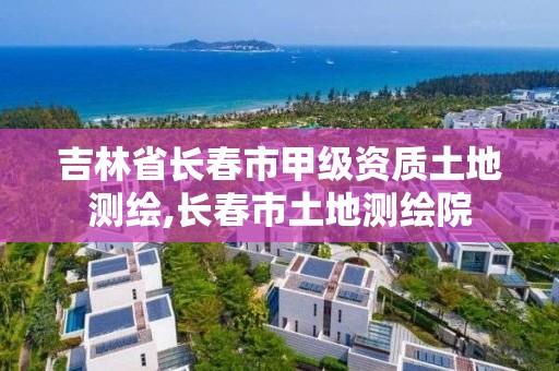 吉林省長春市甲級資質土地測繪,長春市土地測繪院