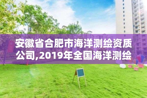 安徽省合肥市海洋測繪資質公司,2019年全國海洋測繪甲級資質單位。