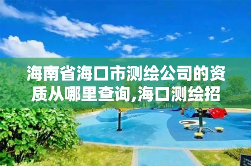 海南省海口市測繪公司的資質從哪里查詢,?？跍y繪招聘。