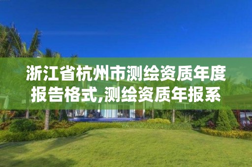 浙江省杭州市測繪資質年度報告格式,測繪資質年報系統