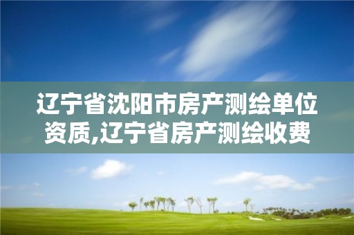 遼寧省沈陽市房產測繪單位資質,遼寧省房產測繪收費標準