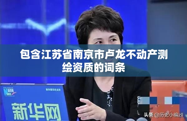 包含江蘇省南京市盧龍不動產測繪資質的詞條