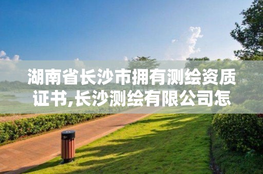 湖南省長(zhǎng)沙市擁有測(cè)繪資質(zhì)證書(shū),長(zhǎng)沙測(cè)繪有限公司怎么樣