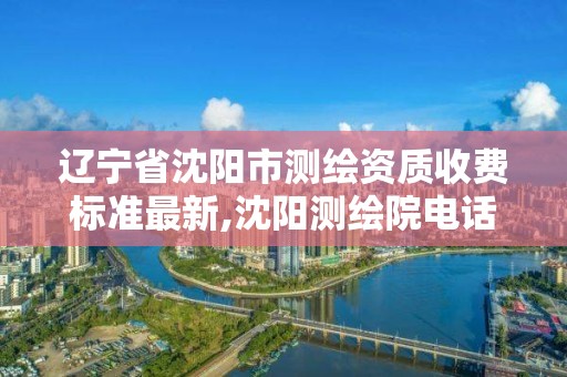 遼寧省沈陽市測繪資質收費標準最新,沈陽測繪院電話