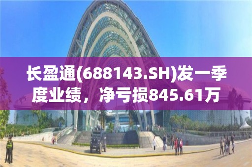 長盈通(688143.SH)發(fā)一季度業(yè)績，凈虧損845.61萬元