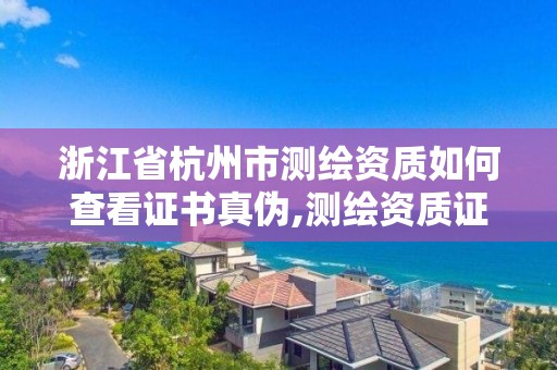 浙江省杭州市測繪資質如何查看證書真偽,測繪資質證書查詢