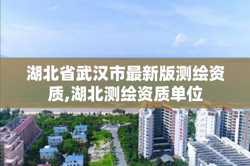 湖北省武漢市最新版測繪資質,湖北測繪資質單位