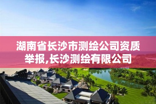 湖南省長(zhǎng)沙市測(cè)繪公司資質(zhì)舉報(bào),長(zhǎng)沙測(cè)繪有限公司