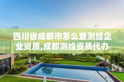 四川省成都市怎么查測繪企業(yè)資質(zhì),成都測繪資質(zhì)代辦公司。