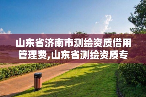 山東省濟南市測繪資質借用管理費,山東省測繪資質專用章圖片