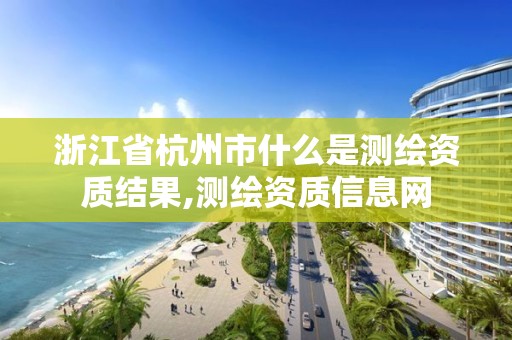 浙江省杭州市什么是測繪資質結果,測繪資質信息網