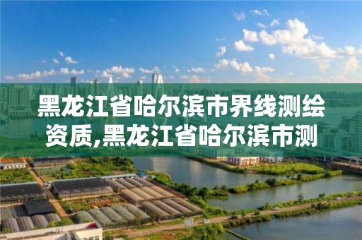 黑龍江省哈爾濱市界線測繪資質,黑龍江省哈爾濱市測繪局