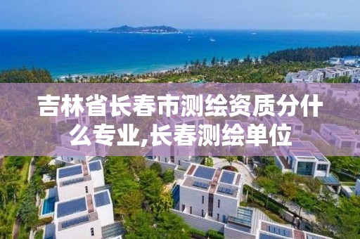 吉林省長春市測繪資質分什么專業,長春測繪單位