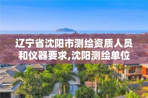 遼寧省沈陽市測繪資質(zhì)人員和儀器要求,沈陽測繪單位招聘。