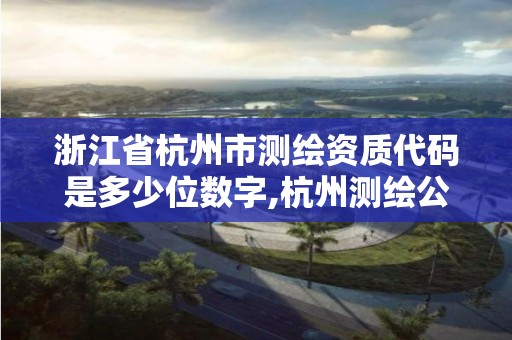 浙江省杭州市測繪資質代碼是多少位數字,杭州測繪公司有哪幾家。