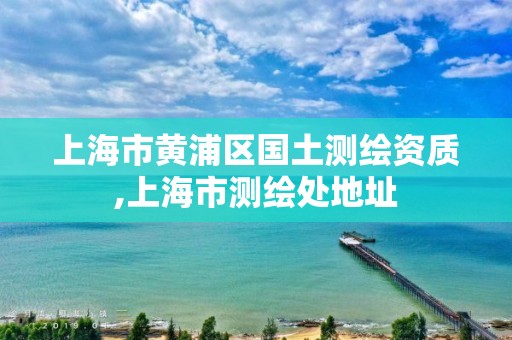 上海市黃浦區國土測繪資質,上海市測繪處地址