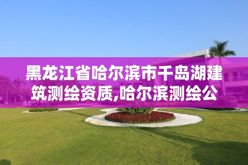 黑龍江省哈爾濱市千島湖建筑測繪資質,哈爾濱測繪公司電話。