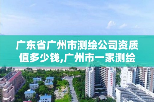 廣東省廣州市測繪公司資質值多少錢,廣州市一家測繪資質單位。