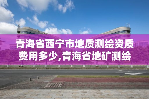 青海省西寧市地質測繪資質費用多少,青海省地礦測繪