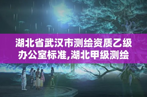 湖北省武漢市測繪資質(zhì)乙級辦公室標準,湖北甲級測繪資質(zhì)單位。