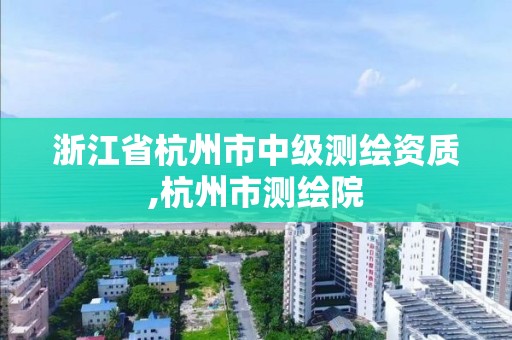 浙江省杭州市中級測繪資質,杭州市測繪院