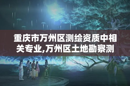 重慶市萬州區測繪資質中相關專業,萬州區土地勘察測繪隊