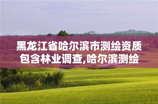 黑龍江省哈爾濱市測繪資質包含林業調查,哈爾濱測繪局在哪