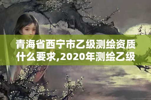 青海省西寧市乙級測繪資質(zhì)什么要求,2020年測繪乙級資質(zhì)申報條件