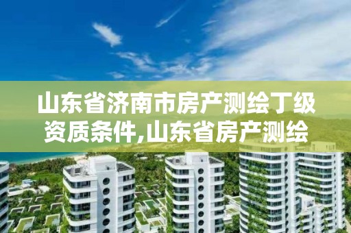 山東省濟南市房產測繪丁級資質條件,山東省房產測繪收費標準