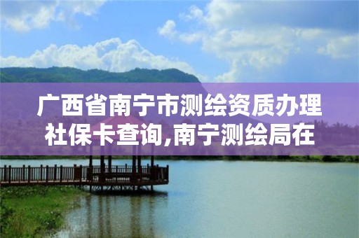 廣西省南寧市測繪資質辦理社保卡查詢,南寧測繪局在哪。