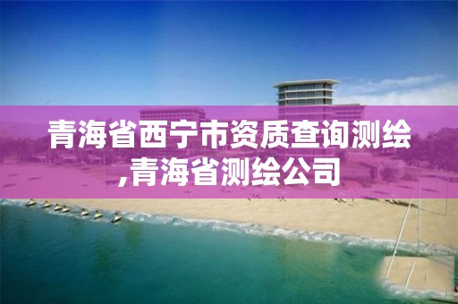 青海省西寧市資質查詢測繪,青海省測繪公司