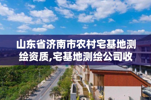 山東省濟南市農村宅基地測繪資質,宅基地測繪公司收費價目表。