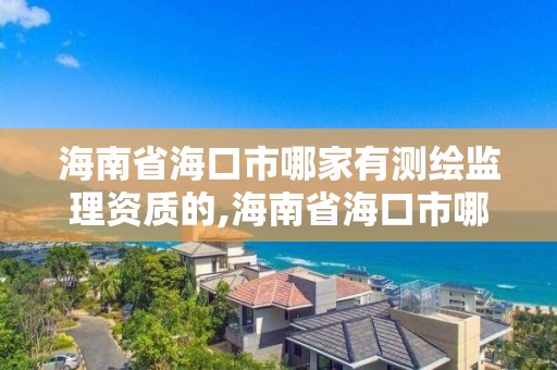 海南省海口市哪家有測繪監(jiān)理資質(zhì)的,海南省海口市哪家有測繪監(jiān)理資質(zhì)的單位