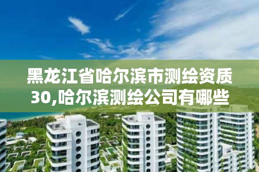 黑龍江省哈爾濱市測繪資質30,哈爾濱測繪公司有哪些