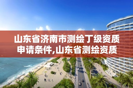 山東省濟南市測繪丁級資質申請條件,山東省測繪資質專用章 丁級