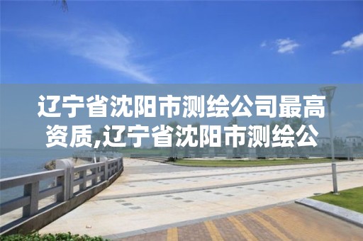 遼寧省沈陽市測繪公司最高資質,遼寧省沈陽市測繪公司最高資質是什么